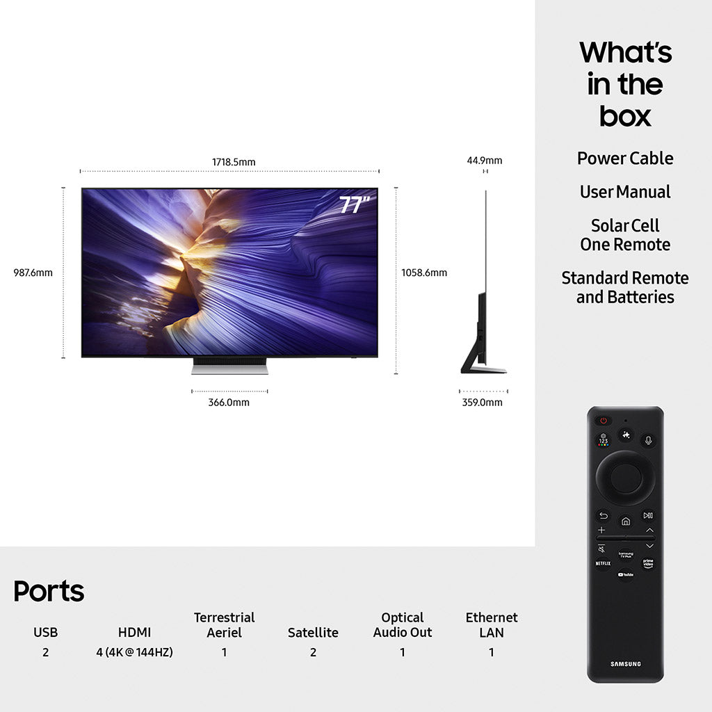 Samsung QE77S90F 77" 4K OLED TV