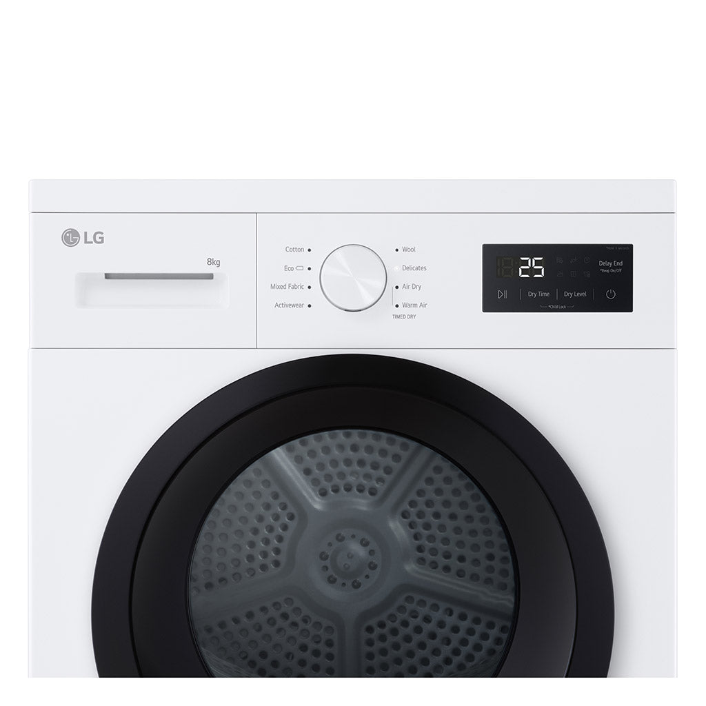 LG RHA1008NWK 8kg Heat Pump Tumble Dryer Series 2