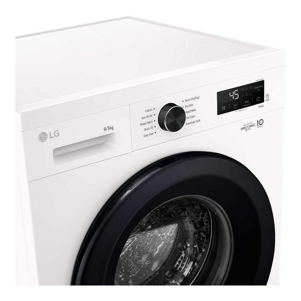LG W4X1095NWK 9kg / 5kg Direct Drive Washing Machine / Dryer Series 2