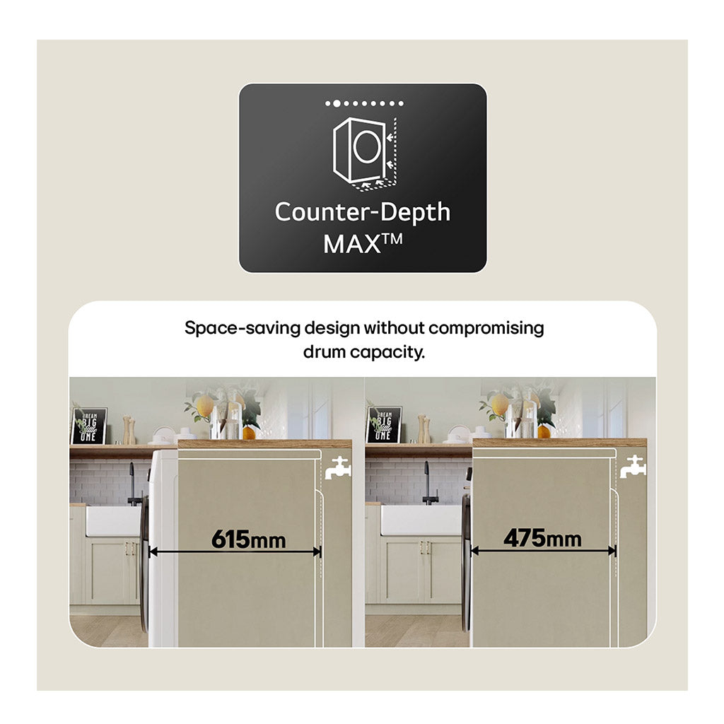 LG F2X50S9NLB 9kg Washing Machine