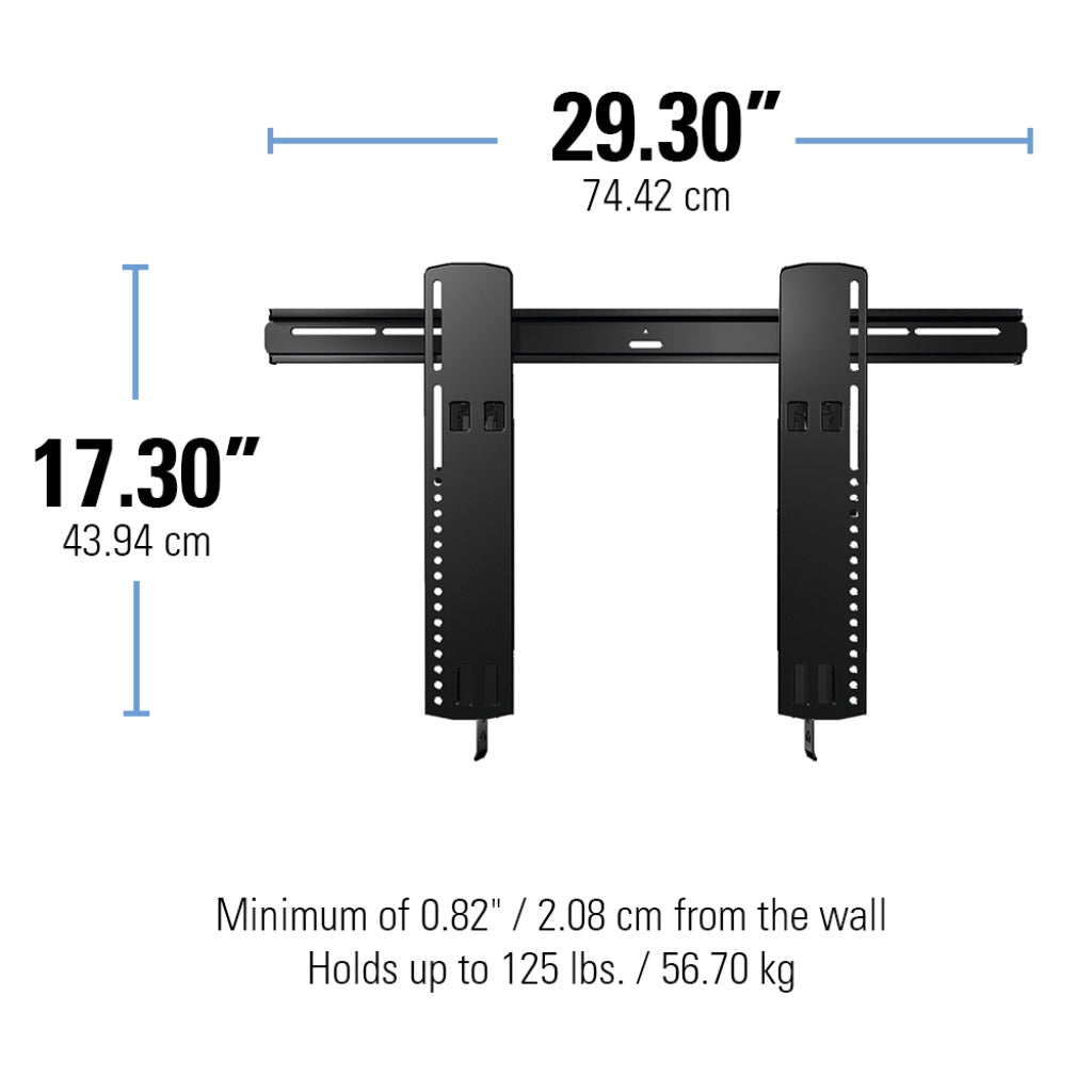 SANUS VLT16-B2 Ultra Slim Low Profile TV Mount for 40"-85" TVs
