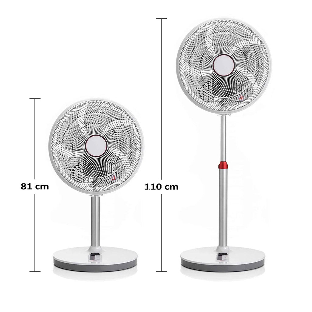 EcoAir Kinetic 14-Inch Energy-Efficient DC Oscillating Fan