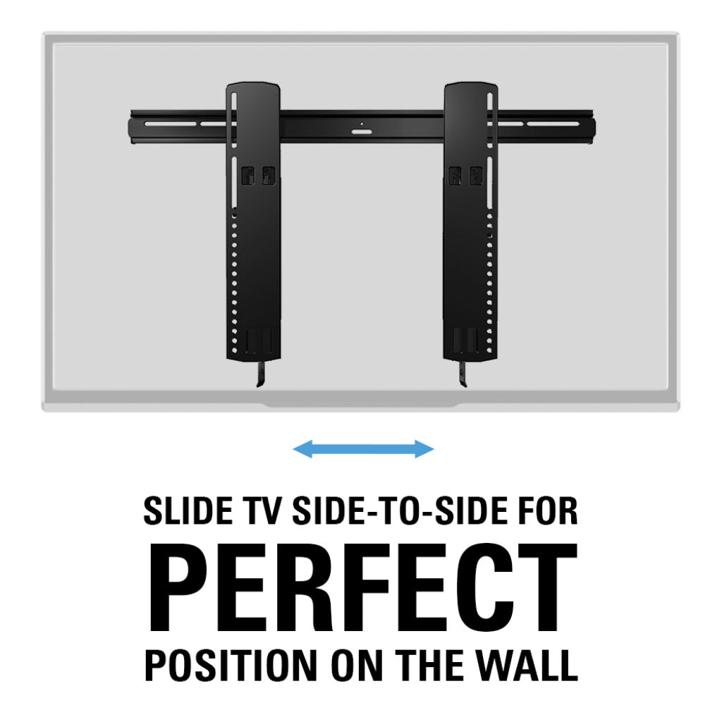 SANUS VLT16-B2 Ultra Slim Low Profile TV Mount for 40"-85" TVs