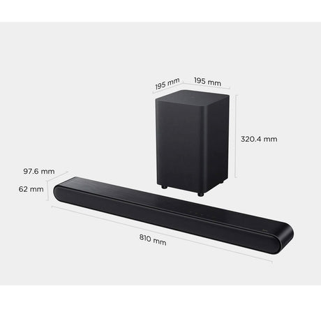 TCL S643W 3.1 Sound Bar & Wireless Subwoofer