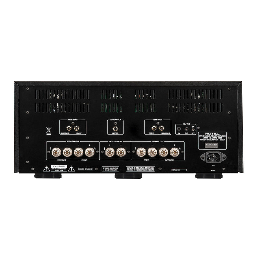 SpatialOnline Rotel RMB1555 5 Channel Power Amplifier Rear