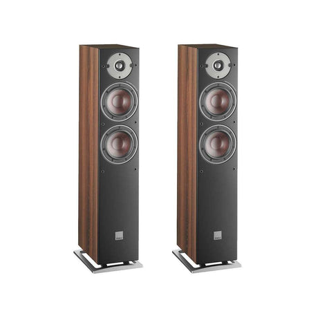 Dali Oberon 5 Floorstanding Speakers - Walnut - Call SpatialOnline 0345 557 7334