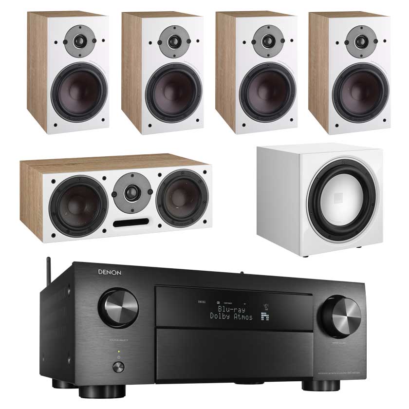 Denon AVC-X4700H - Dali Oberon 3 5.1 Speaker Package With E-9F Subwoofer