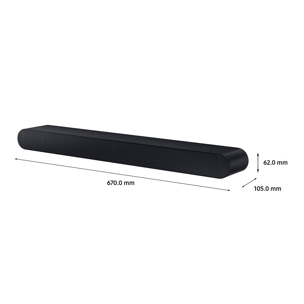 Samsung HW-S60B 5.0ch Soundbar dimensions