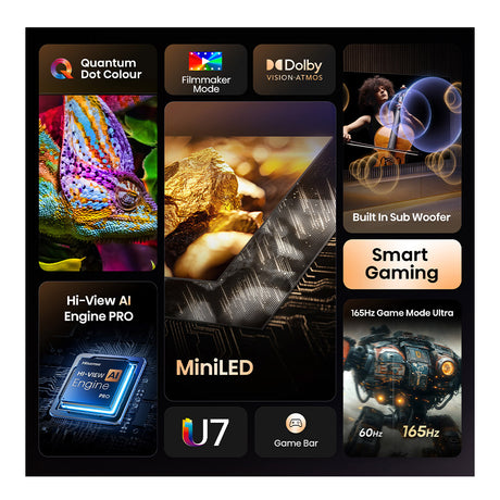 Hisense 100U7QTUK 100" ULED Smart TV