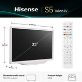 Hisense 32S5QTUK 32" QLED HD Smart TV