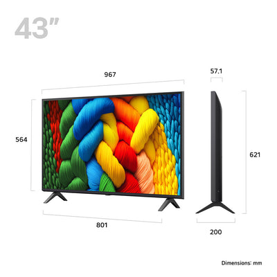 LG 43NANO80A6B 43" 4K LED TV