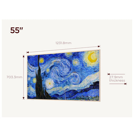 TCL NXTVision 55A300W-UK 55" QLED Smart TV