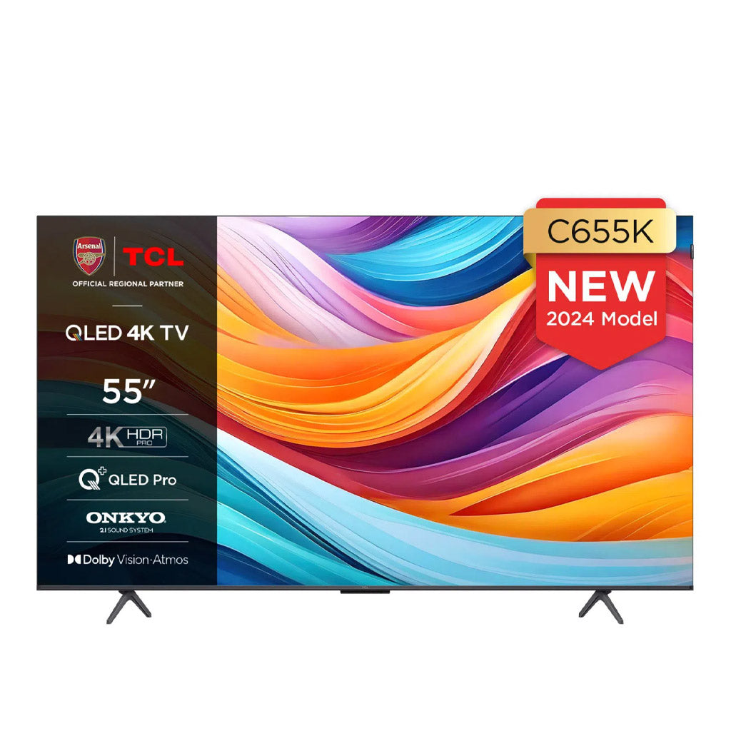 TCL 55C655K 55" 4K UHD Android QLED PRO TV