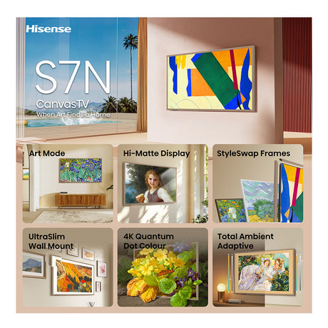 Hisense 55S7NQTUK 55" Canvas TV