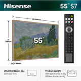 Hisense 55S7STUK 55" 4K Canvas TV