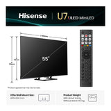 Hisense 55U7QTUK 55" ULED Smart TV