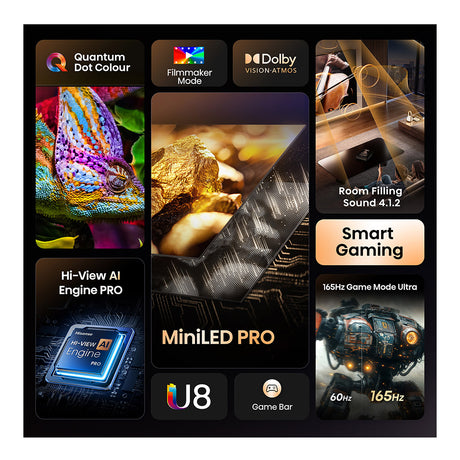 Hisense 55U8QTUK 55" ULED Smart TV