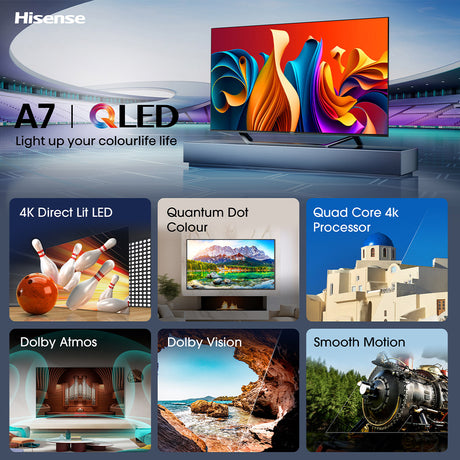 Hisense 65A7NQTUK 65" QLED 4K Smart TV