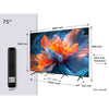 TCL 75T8C 75" 4K UHD QLED TV