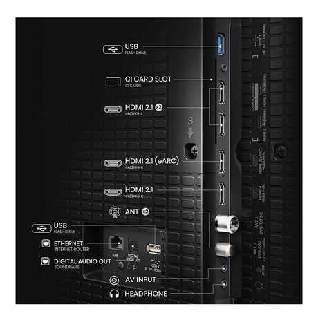 Hisense 85E7QTUK PRO 85" QLED Smart TV