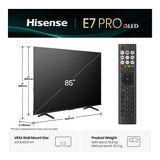 Hisense 85E7QTUK PRO 85" QLED Smart TV