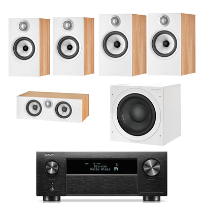 Denon AVC-X4800H - Bowers & Wilkins 606 S2 5.1 Speaker Package
