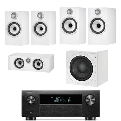 Denon AVC-X4800H - Bowers & Wilkins 606 S2 5.1 Speaker Package