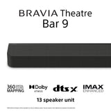 Sony BRAVIA Theatre Bar 9 Soundbar HT-A9000