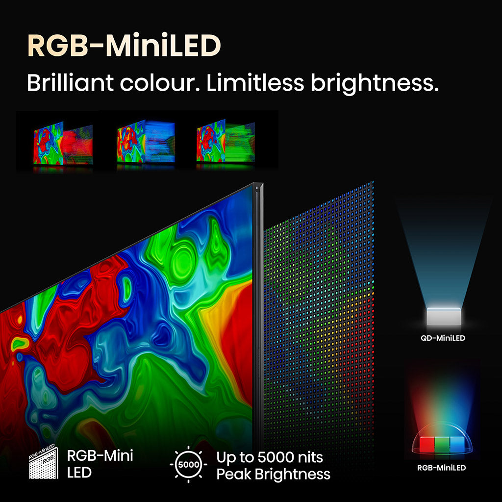 Hisense 100UXQTUK 100" Mini LED 4K Smart TV