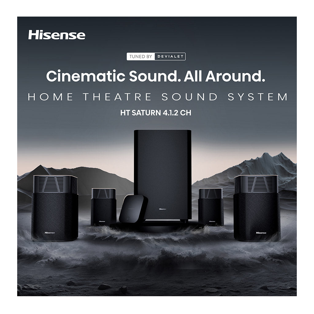 Hisense HT Saturn 4.1.2 Ch Soundbar System
