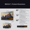 Sony BRAVIA 7 K65XR70U 65" 4K Mini LED TV