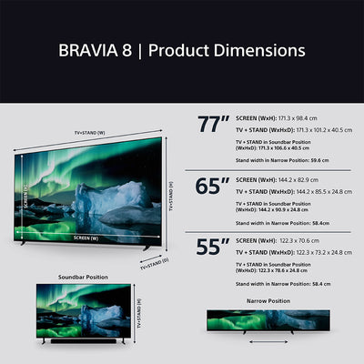 Sony BRAVIA K65XR80U 65" 4K OLED TV