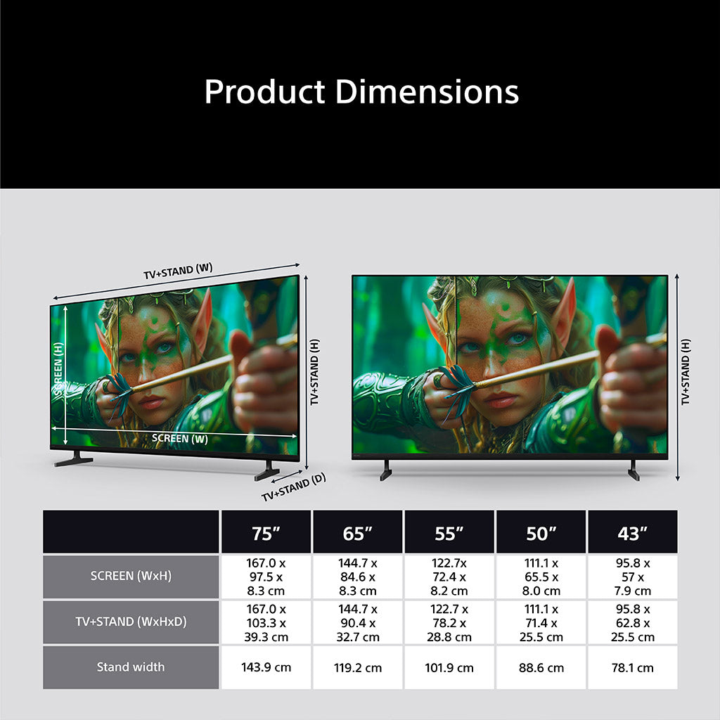 Sony BRAVIA 2 II K75S25M2PB 75" 4K LED TV