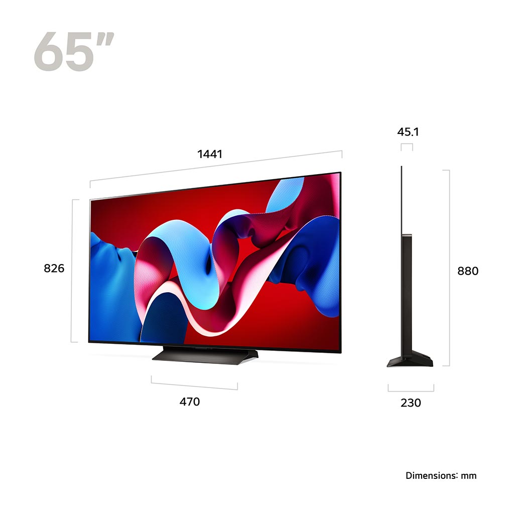 LG OLED65C46LA 65" 4K OLED evo TV