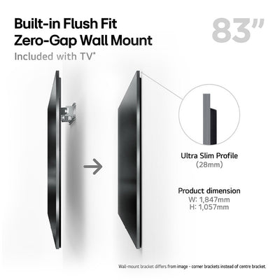 LG OLED83G54LW 83" 4K OLED evo TV
