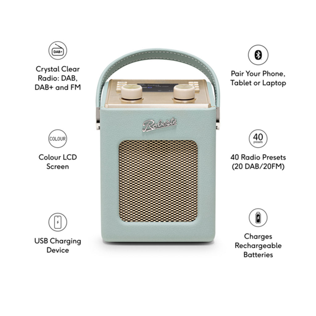 Roberts Revival Mini 2 DAB+/FM RDS Portable Radio with Bluetooth