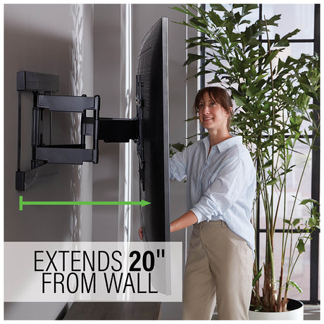 SANUS VLFS820-B2 Super Slim Full-Motion Wall Mount 40"-90"