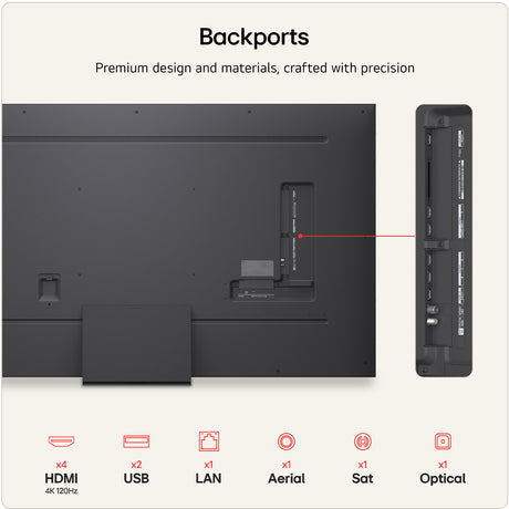 LG 65QNED87B6A 65" 4K QNED evo MiniLED AI TV