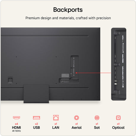 LG 86QNED87B6A 86" 4K QNED evo MiniLED AI TV