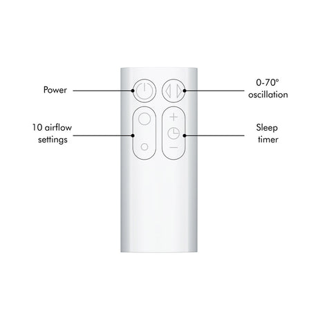 Dyson Cool AM07 Tower Fan (White/Silver)