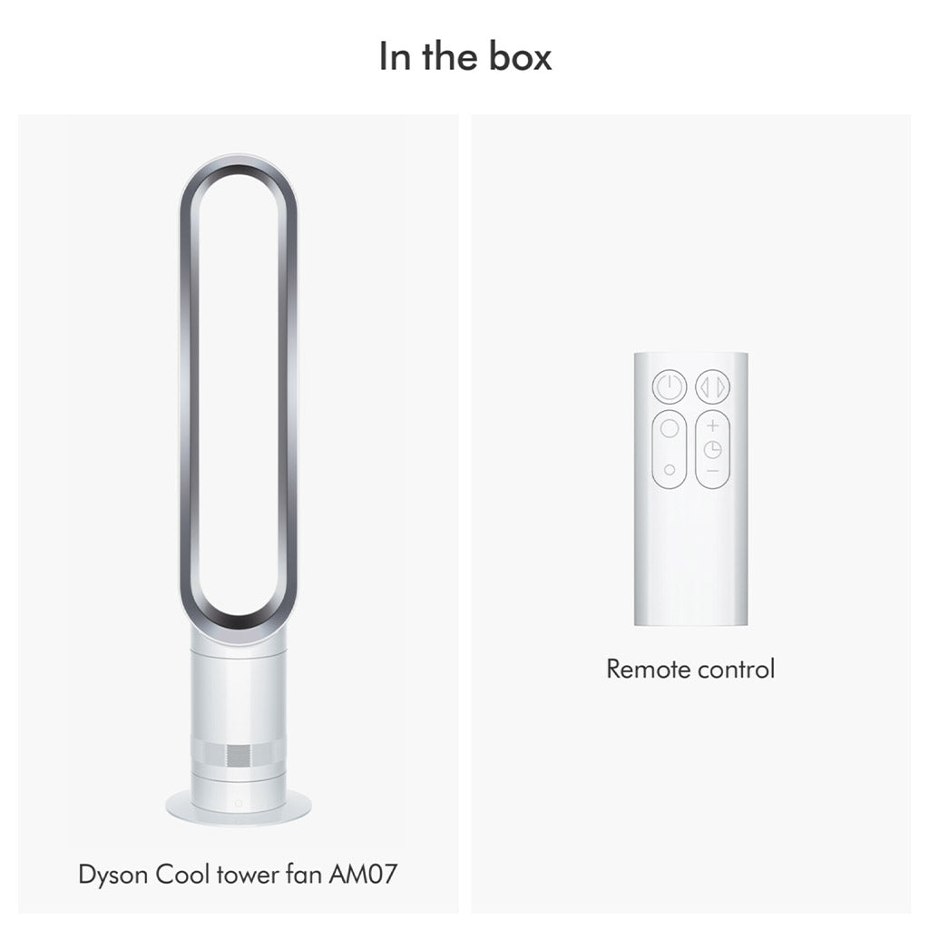 Dyson Cool AM07 Tower Fan (White/Silver) – SpatialOnline