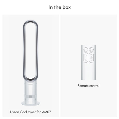 Dyson Cool AM07 Tower Fan (White/Silver)