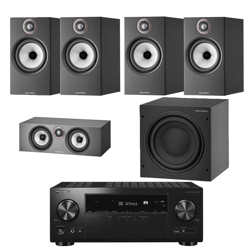 Pioneer-VSX-935 - Bowers & Wilkins 606 / 606 S2 5.1 Speaker Package