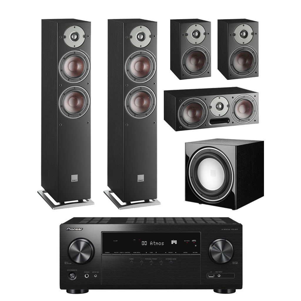 Pioneer-VSX-935 - Dali Oberon 5 5.1 Speaker Package