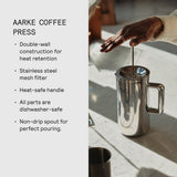 Aarke Stainless steel French coffee press