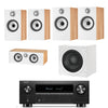 Denon AVC-X3800H - Bowers & Wilkins 606 / 607 S2 5.1 Speaker Package