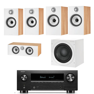 Denon AVC-X3800H - Bowers & Wilkins 606 / 607 S2 5.1 Speaker Package
