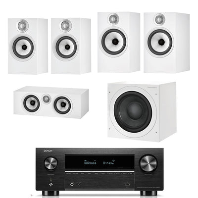 Denon AVC-X3800H - Bowers & Wilkins 606 / 607 S2 5.1 Speaker Package