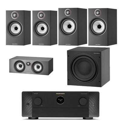 Marantz Cinema 50 - B&W 606 / 607 S2 5.1 Speaker Package