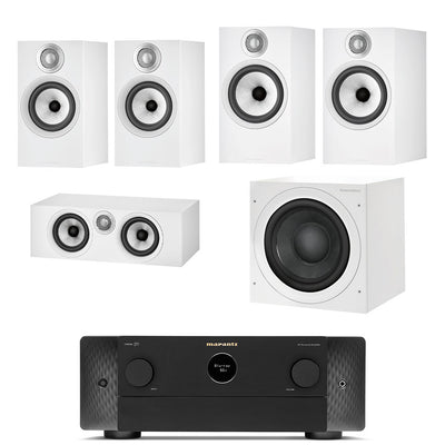Marantz Cinema 50 - B&W 606 / 607 S2 5.1 Speaker Package
